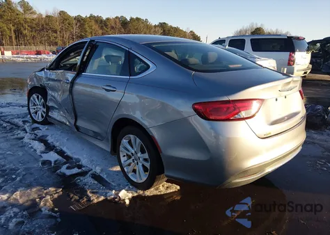 2015 Chrysler 200 Limited z USA, uszkodzony, nr VIN 1C3CCCAB1FN571423